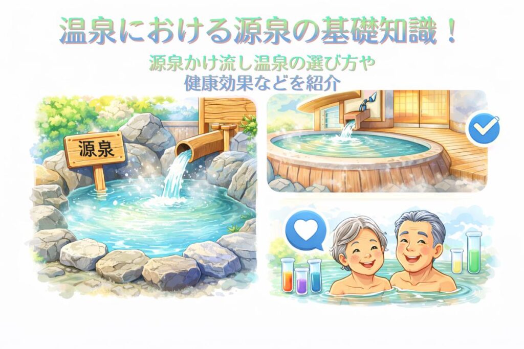 温泉における源泉の基礎知識！源泉かけ流し温泉の選び方や健康効果などを紹介