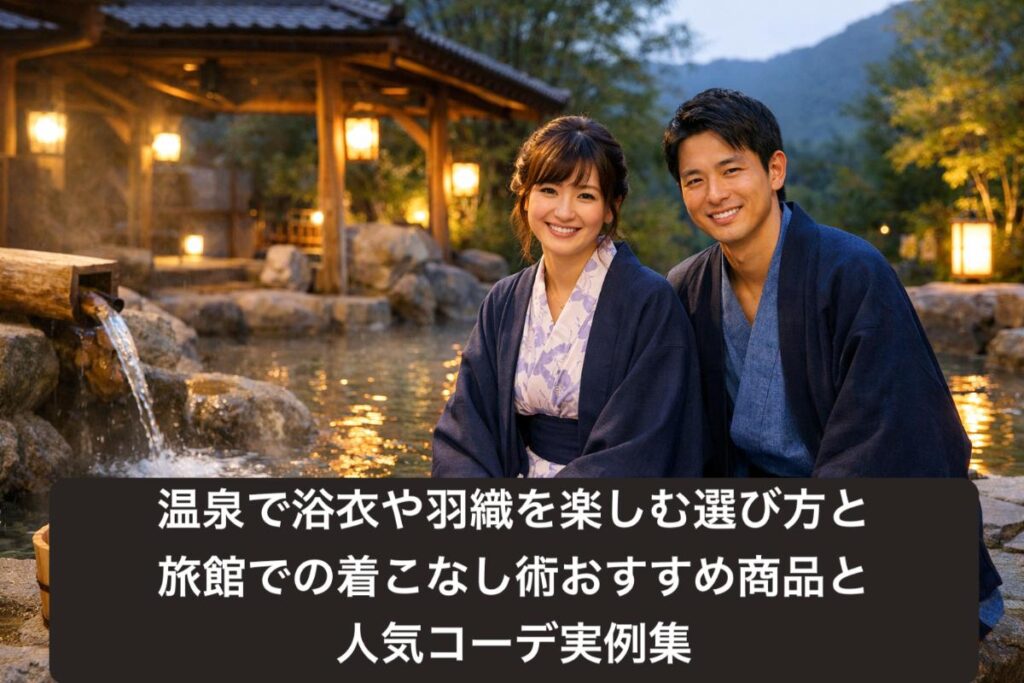 温泉で浴衣や羽織を楽しむ選び方と旅館での着こなし術おすすめ商品と人気コーデ実例集