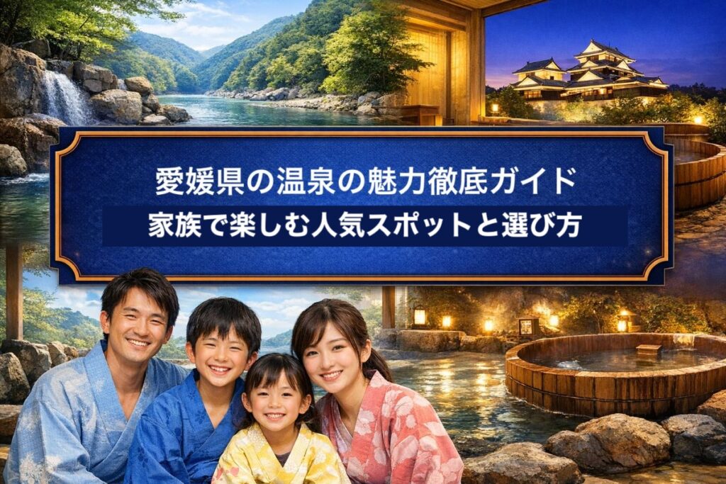 愛媛県の温泉の魅力徹底ガイド｜家族で楽しむ人気スポットと選び方
