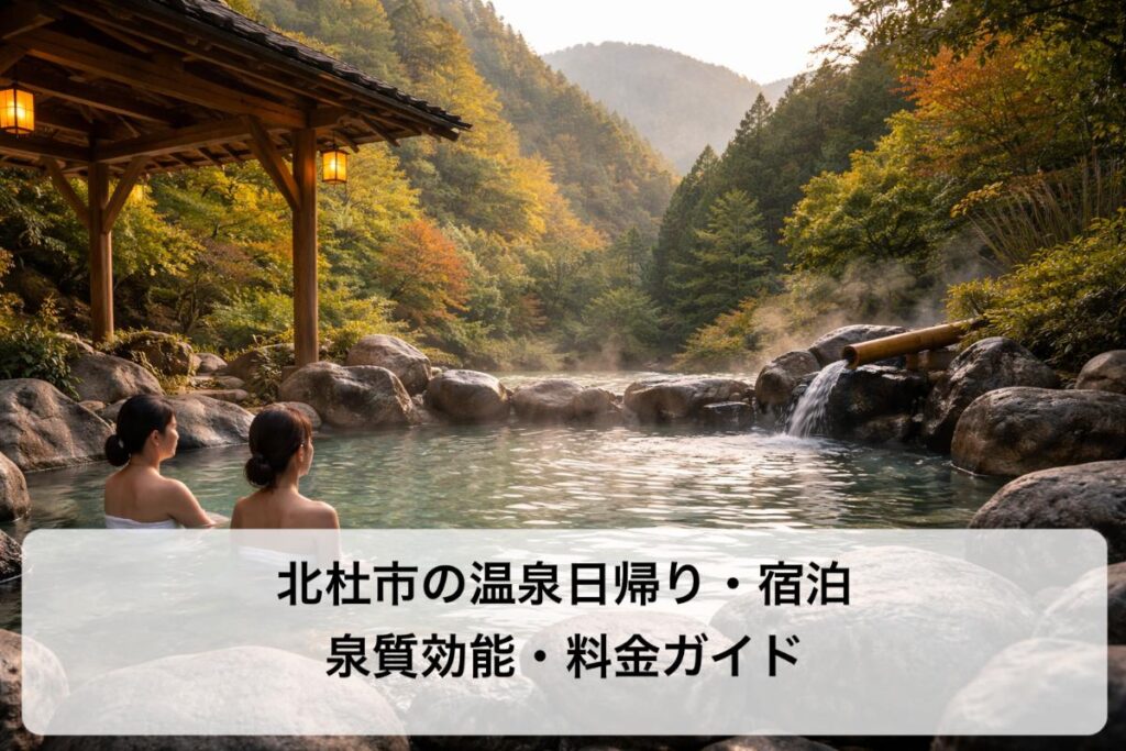 北杜市の温泉日帰り・宿泊・泉質効能・料金ガイド