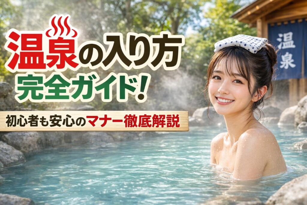 温泉の入り方完全ガイド！初心者も安心のマナー徹底解説