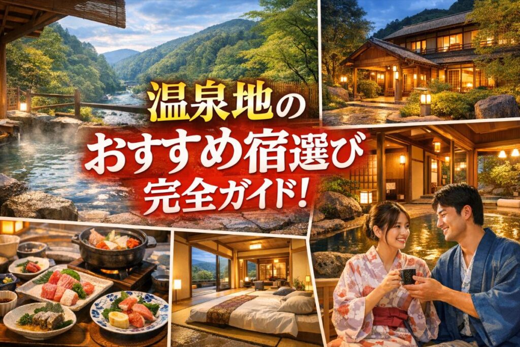 温泉地のおすすめ宿選び完全ガイド！