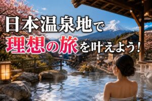 日本温泉地で理想の旅を叶えよう！
