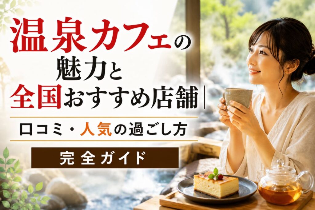 温泉カフェの魅力と全国おすすめ店舗｜口コミ・人気の過ごし方完全ガイド