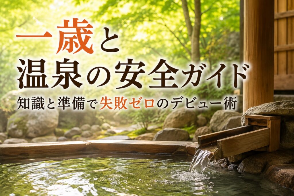 一歳と温泉の安全ガイド｜知識と準備で失敗ゼロのデビュー術