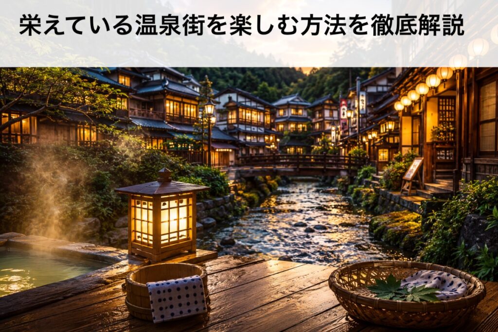 栄えている温泉街を楽しむ方法を徹底解説