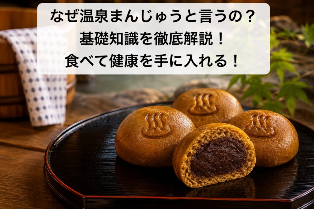 なぜ温泉まんじゅうと言うの？基礎知識を徹底解説！食べて健康を手に入れる！
