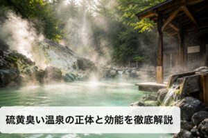 硫黄臭い温泉の正体と効能を徹底解説