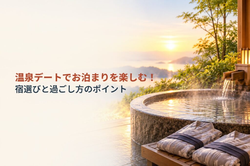 温泉デートでお泊まりを楽しむ！宿選びと過ごし方のポイント