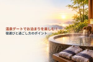 温泉デートでお泊まりを楽しむ！宿選びと過ごし方のポイント